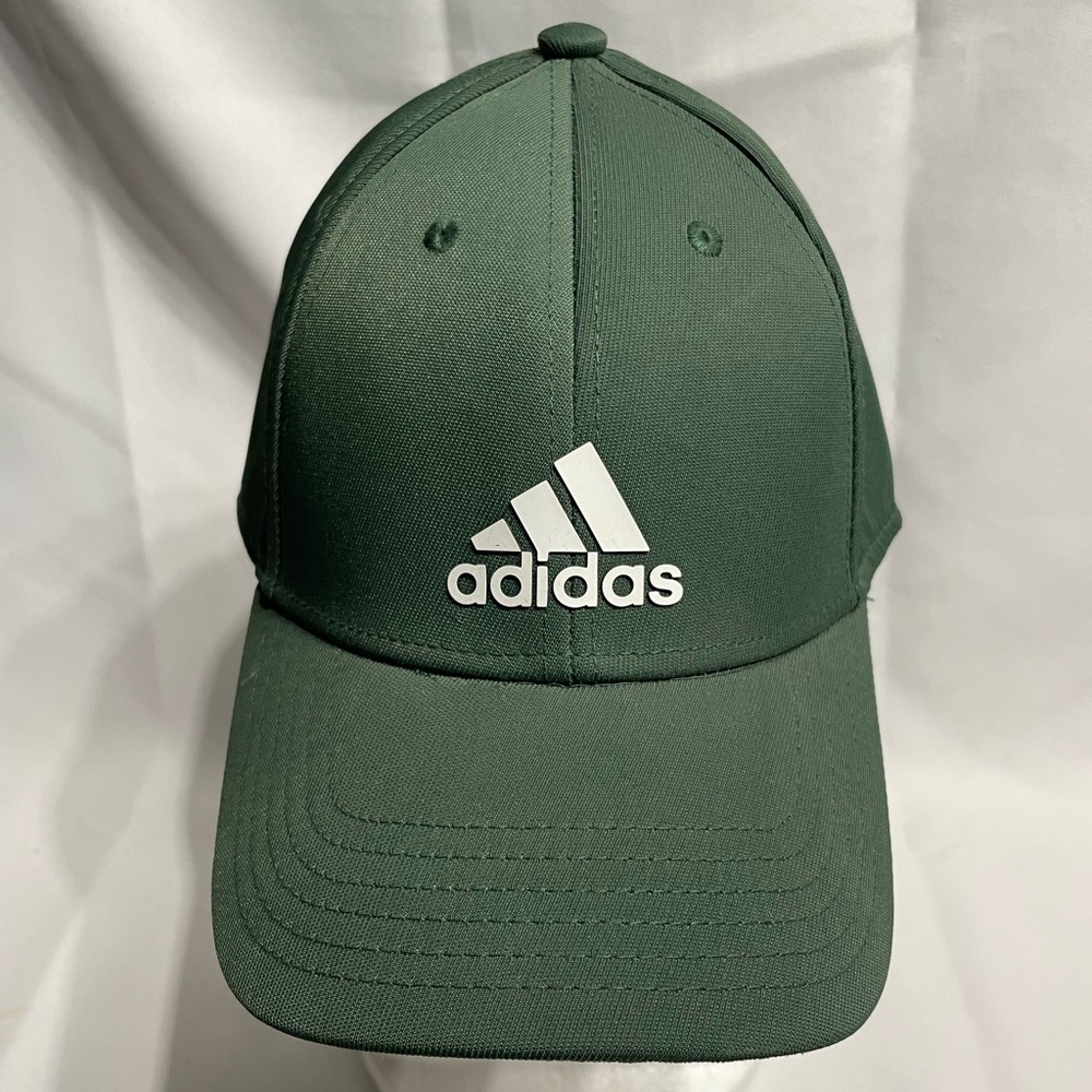 ADIDAS Aeroready Training "Decision" Mens Adjustable Cap/Hat Green Excellent Co